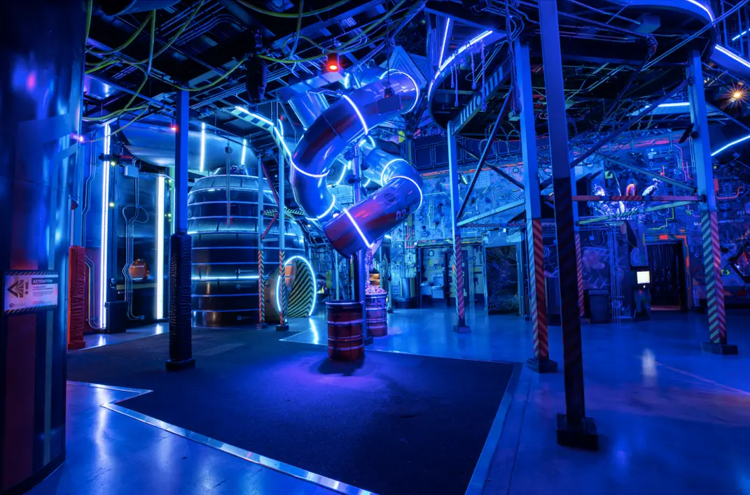 The Factory event space in Meow Wolf Las Vegas. 