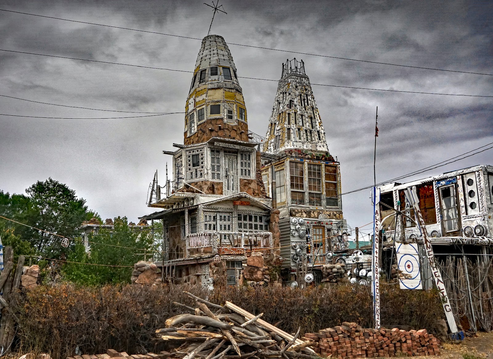 Cano’s Castle in Antonito, CO made out of recycled metal.