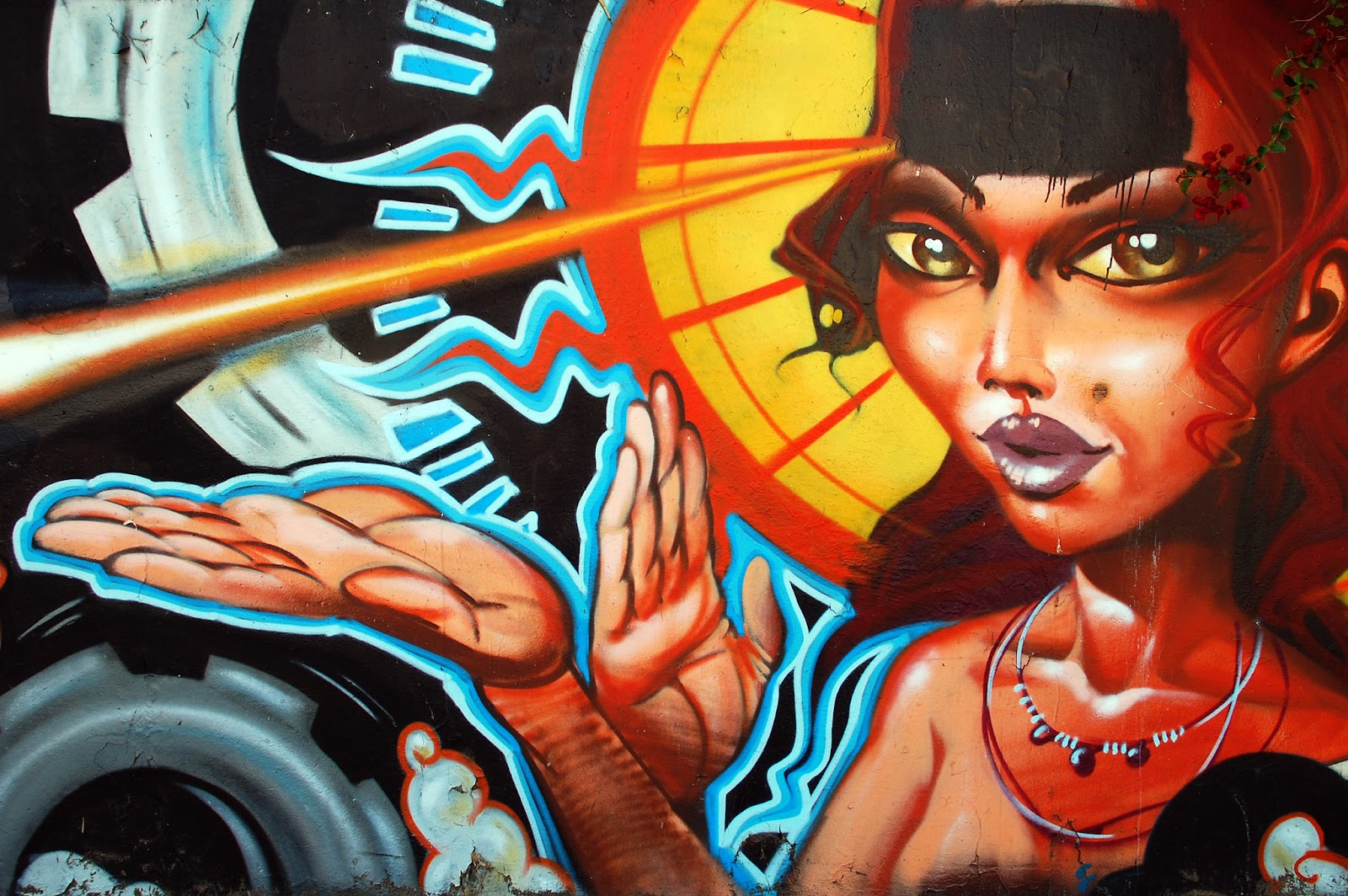 Mural in Silverlake neighborhood of LA close to the Silverlake Lounge.