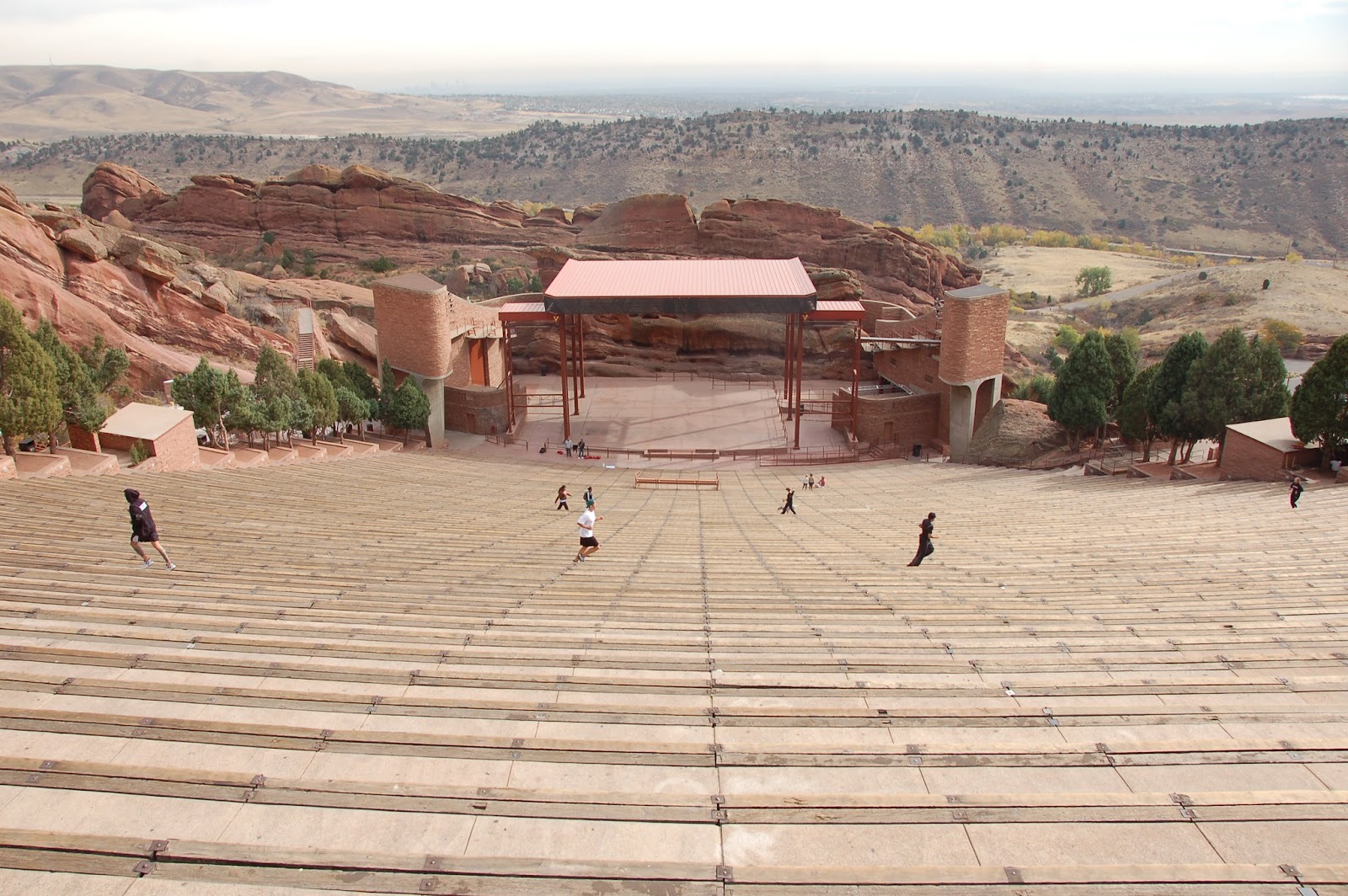 Red Rocks Amphitheater in the daytime.
