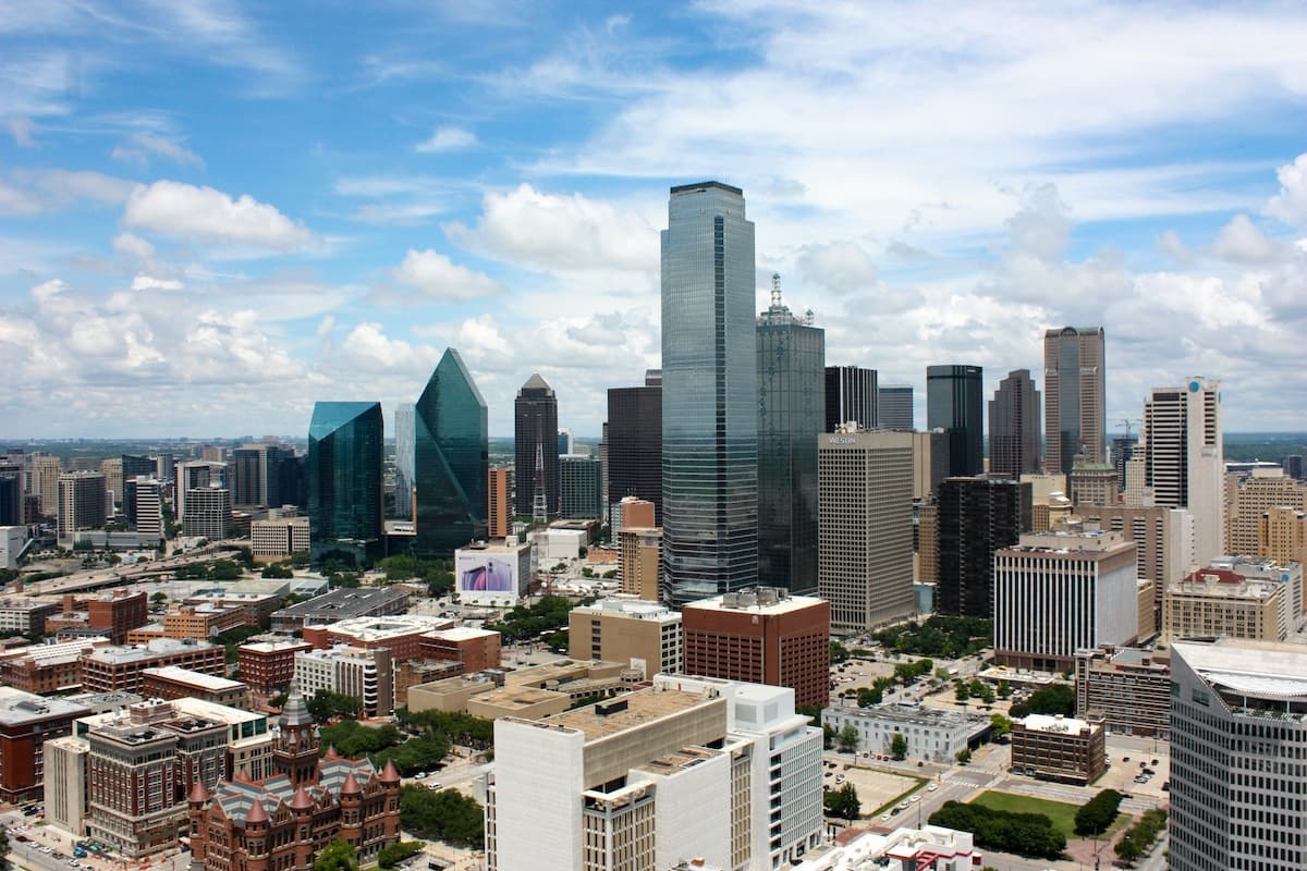 Overlooking Dallas from the Reunion Tower