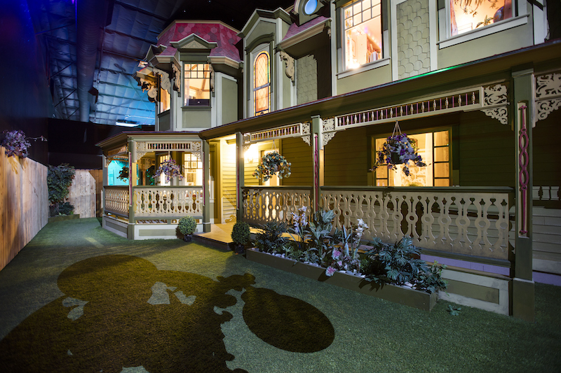 Exterior view of Meow Wolf’s House of Eternal Return in Santa Fe